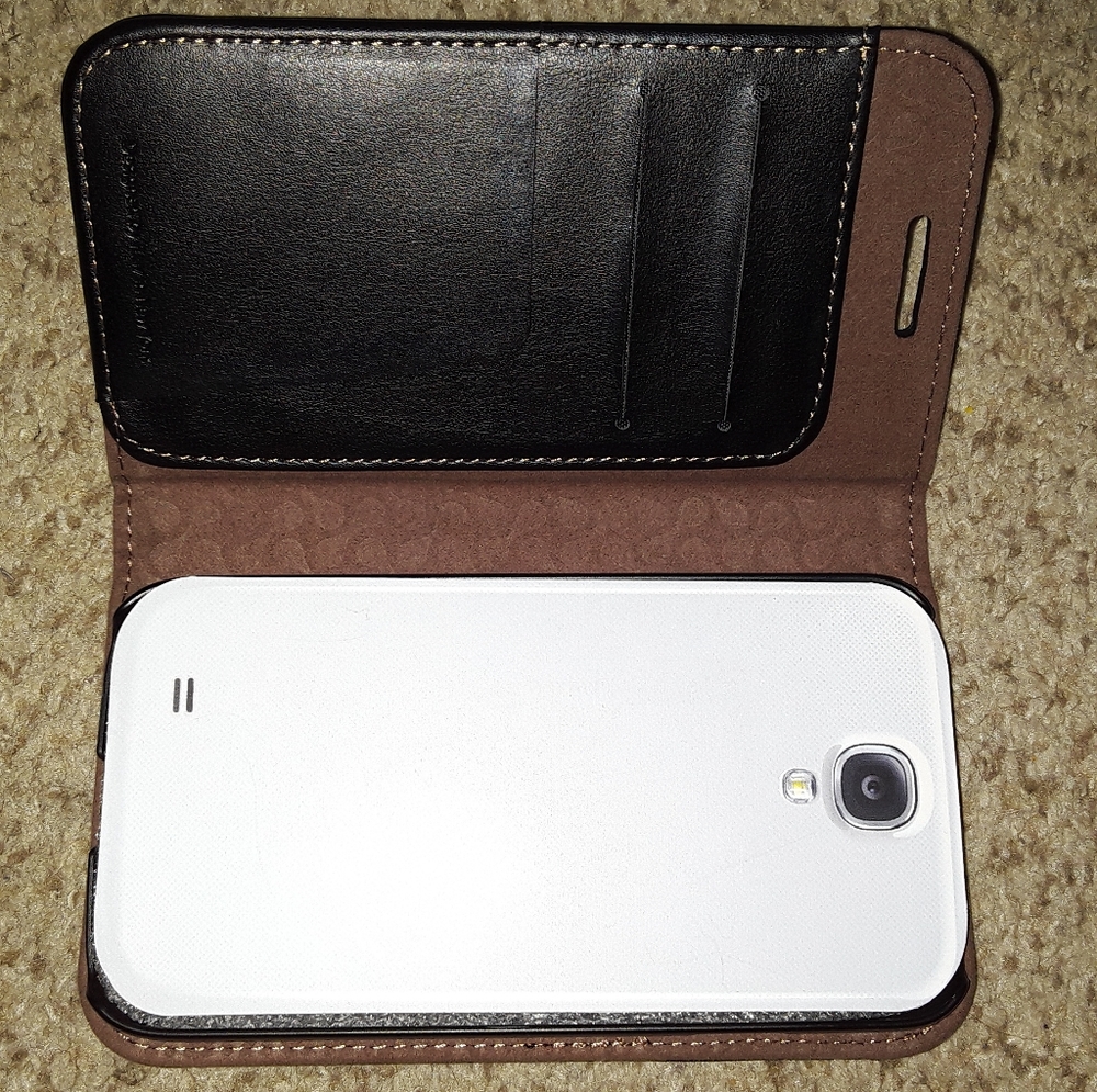New Black Leather Phone Case